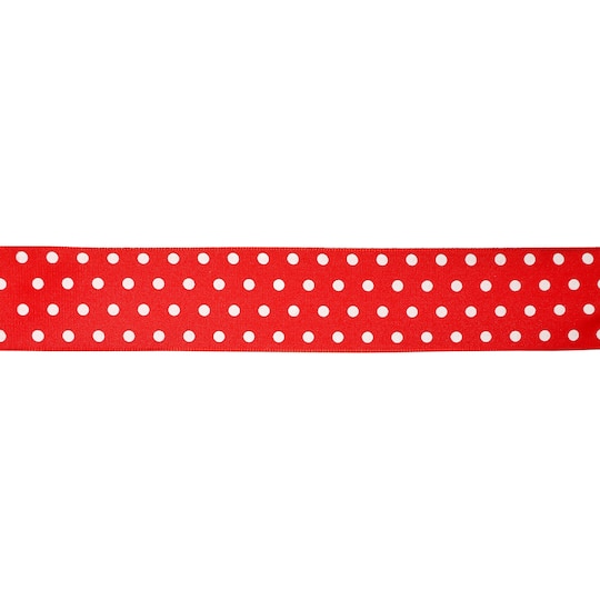 1.5" x 3yd. Sheer Wired Polka Dot Ribbon by Celebrate It